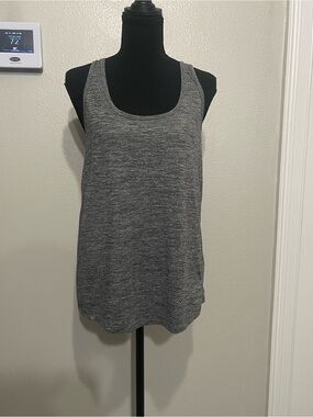 Jockey Heather Gray Racerback Tank Top